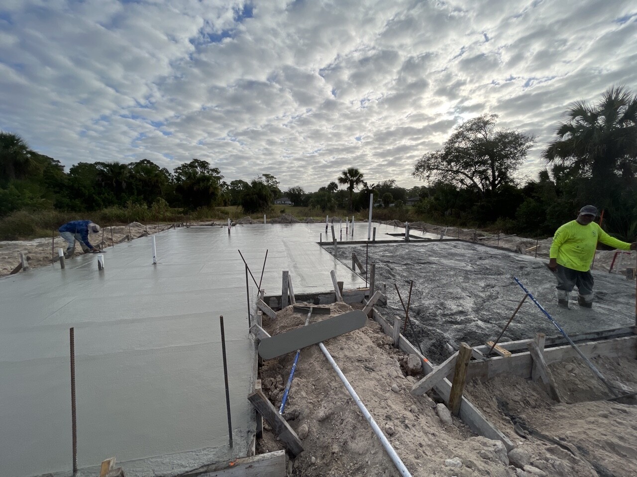 SLD construction site during development